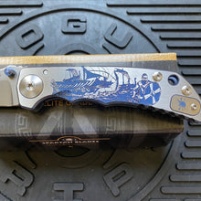 Load image into Gallery viewer, Spartan Blades SF5VIKING SHF Viking Longboat Harsey Folding Knife 3.95&quot; S45VN Stonewashed Plain Blade, Titanium Handles

