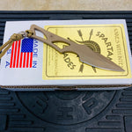 Spartan Blades SB2DE Enyo Neck Knife, Flat Dark Earth, 2-11/16" S35VN Drop Point Blade, Kydex Sheath