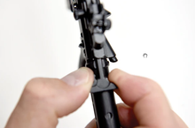 Load image into Gallery viewer, Goatguns Mini AR15 - Black Die Cast Model Toy

