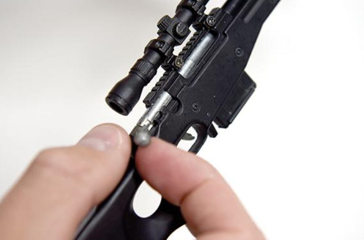 Goatguns Mini Sniper Rifle BLACK - Die Cast Model Toy