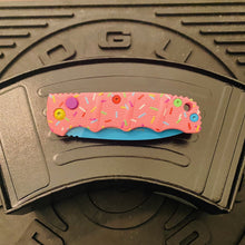 Load image into Gallery viewer, Boker MINI Dessert Warrior Kalashnikov Dagger Automatic Knife 2.5&quot; Blue Donut
