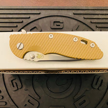 Load image into Gallery viewer, Rick Hinderer XM-18 3.5″ Recurve Tri-Way Stonewash Bronze Coyote G10 Folding Knife
