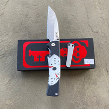 Load image into Gallery viewer, Chaves Sangre 229 Wharncliffe JASON THEME Stonewash Ti Belt Finish 3.7&quot; Folding Knife
