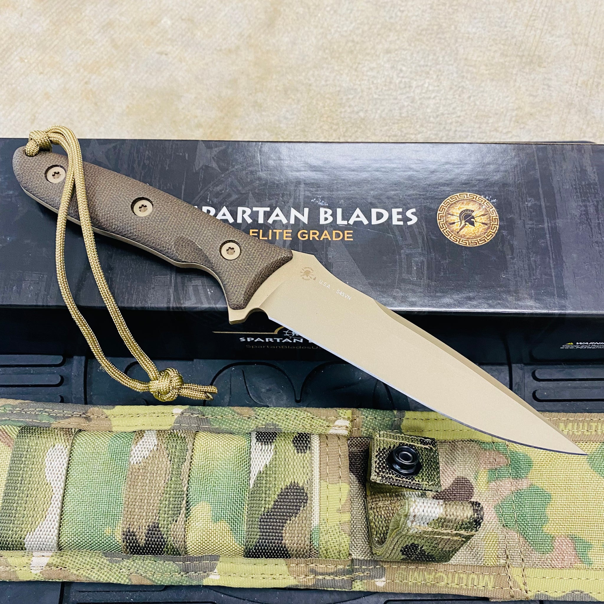 Spartan Blades Moros Flat Dark Earth Combat Utility 5.25 Fixed Knife – G&G  Tactical and Outdoors