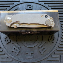 Load image into Gallery viewer, Spartan Blades SF5SW SHF Harsey Folding Knife 3.95&quot; S45VN Stonewashed Plain Blade, Titanium Handles
