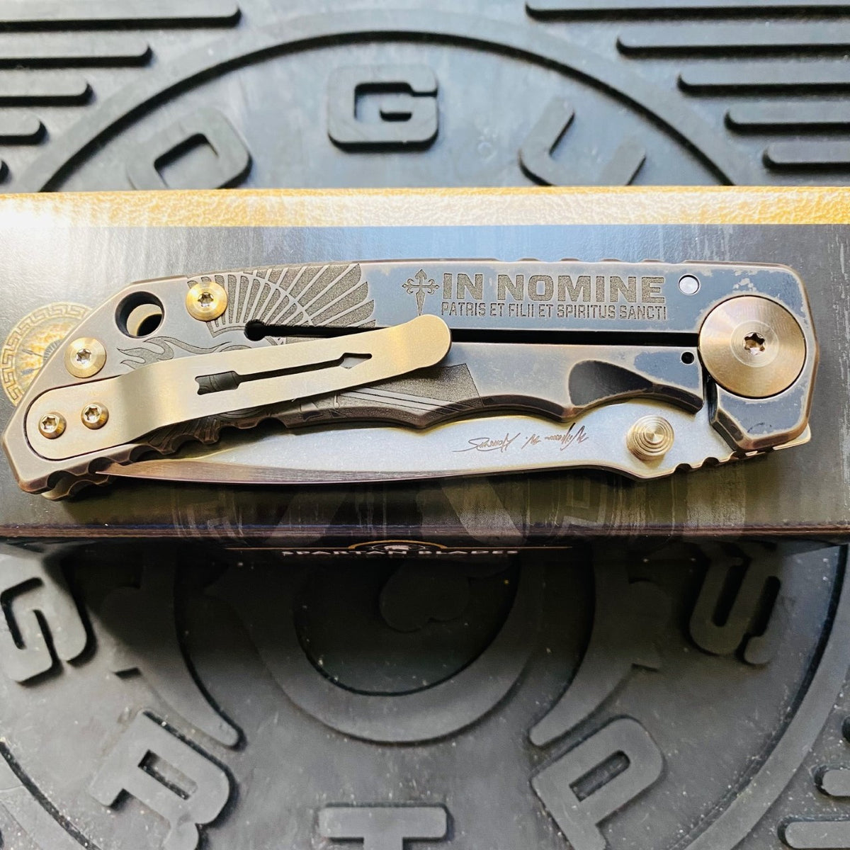 Spartan Blades Harsey Folder - Arch Angel - 2022 Special Edition