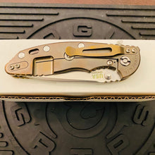 Load image into Gallery viewer, Rick Hinderer XM-18 3.5″ Recurve Tri-Way Stonewash Bronze Coyote G10 Folding Knife
