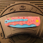 Boker Dessert Warrior Kalashnikov Dagger Automatic Knife 3.25" Blue Donut