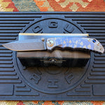Spartan Blades SF5 ROYAL FLUSH Damascus SHF Royal Flush Harsey Folding Knife 3.95" Damascus Blade, Titanium Handles