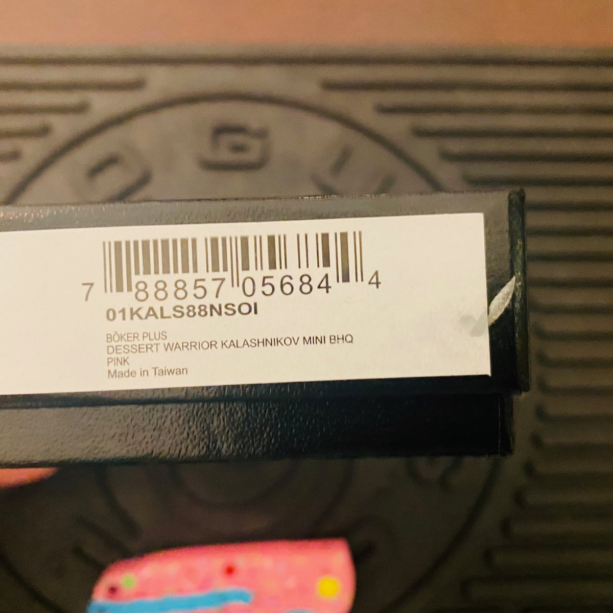 Boker MINI Dessert Warrior Kalashnikov Dagger Automatic Knife 2.5" Blue Donut