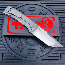 Load image into Gallery viewer, Chaves Ultramar 229 Kickstop TANTO Titanium 3.63&quot; Belt Satin Knife
