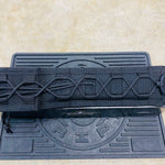 Spartan Blades Horkos Black 5.6" Fixed Blade Knife CE Canvas Micarta Black Handle with Black Molle Sheath SB4BKBKNLBK