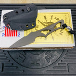 Spartan Blades SB2BK Enyo Neck Knife, Black, 2-11/16" S35VN Drop Point Blade, Black Kydex Sheath