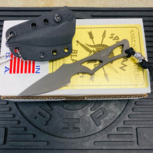 Load image into Gallery viewer, Spartan Blades SB2BK Enyo Neck Knife, Black, 2-11/16&quot; S35VN Drop Point Blade, Black Kydex Sheath
