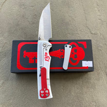 Load image into Gallery viewer, Chaves Sangre 229 Wharncliffe JASON THEME Stonewash Ti Belt Finish 3.7&quot; Folding Knife

