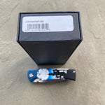 Chaves Sangre 229 Wharncliffe HAUNTED HOUSE HALLOWEEN THEME Stonewash Ti Belt Finish 3.7" Folding Knife