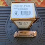 Spartan Blades SF5 ROYAL FLUSH Damascus SHF Royal Flush Harsey Folding Knife 3.95" Damascus Blade, Titanium Handles