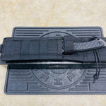 Spartan Blades Horkos Black 5.6" Fixed Blade Knife CE Canvas Micarta Black Handle with Black Molle Sheath SB4BKBKNLBK