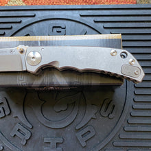 Load image into Gallery viewer, Spartan Blades SF5SW SHF Harsey Folding Knife 3.95&quot; S45VN Stonewashed Plain Blade, Titanium Handles
