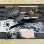 Spartan Blades Enyo Inside Waist Band/Neck Knife 2 11/16" PVD - Tungsten DLC Knife SBBL2BK