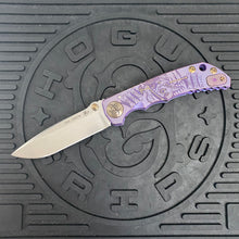 Load image into Gallery viewer, Spartan Blades Harsey Folder - Plague Doctor PURPLE Special Edition Knife
