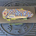 Curtiss Custom F3 Large 3.75" Spanto, Flipper, Titanium Torched PM-Mill Handles, Bronzed Polished Hardware, Magnacut Knife