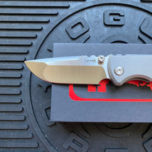 Load image into Gallery viewer, Chaves Ultramar Redencion Street Framelock 3.25&quot; Drop Point M390, Titanium Handles, Folding Knife

