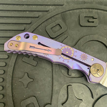 Load image into Gallery viewer, Spartan Blades Harsey Folder - Plague Doctor PURPLE Special Edition Knife
