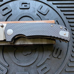 Spartan Blades Astor Folding Knife SFBL8CF, 3.6" CTS-XHP Stonewashed Plain Blade, Black Carbon Fiber G-10 Handle