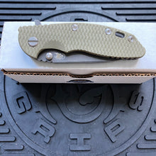 Load image into Gallery viewer, Rick Hinderer XM-18 3.5” Slicer Battle Black OD Green G10 Folding Knife
