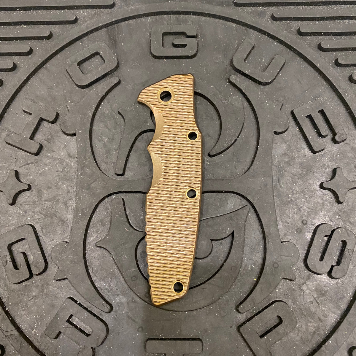 Rick Hinderer Eklipse Scale 3.5" Titanium Textured Stonewash Bronze