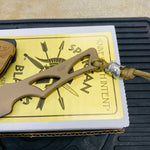 Spartan Blades SB2DE Enyo Neck Knife, Flat Dark Earth, 2-11/16" S35VN Drop Point Blade, Kydex Sheath